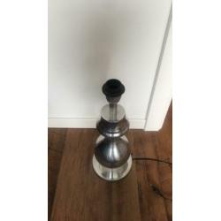 Lamp tafellamp chroom hoogte 45 cm
