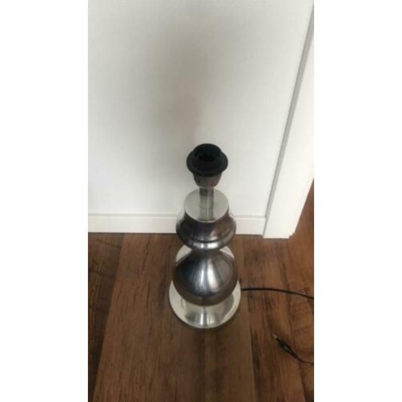 Lamp tafellamp chroom hoogte 45 cm