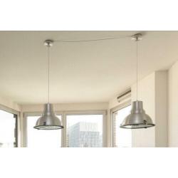 Industriële hanglampen 2x