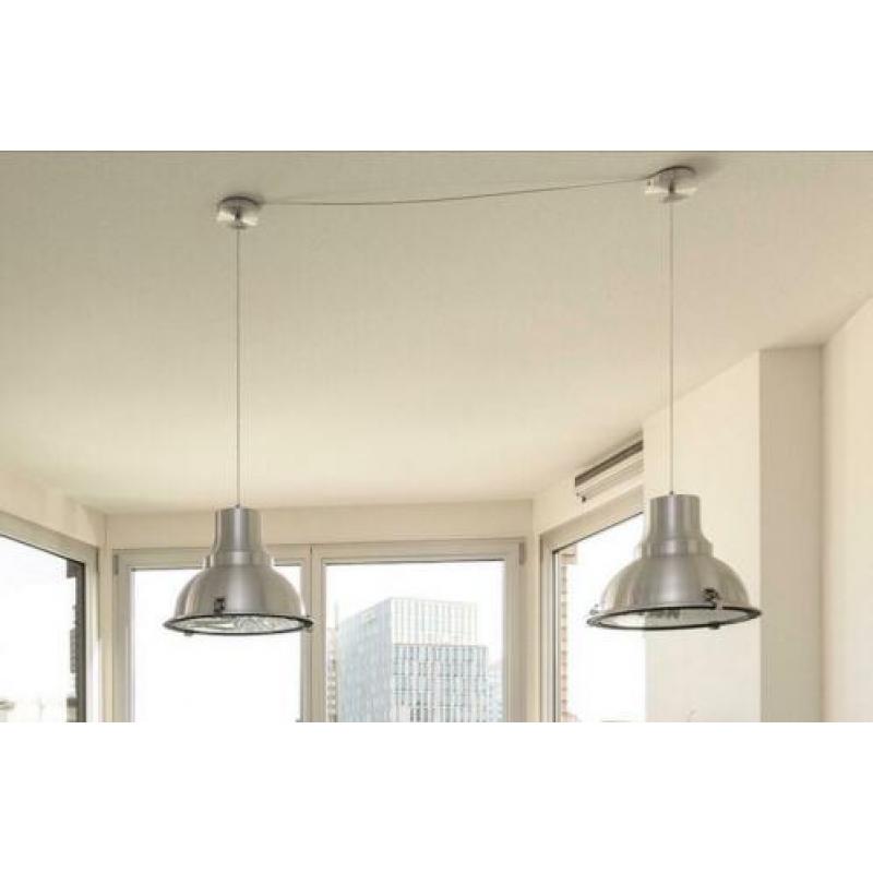 Industriële hanglampen 2x