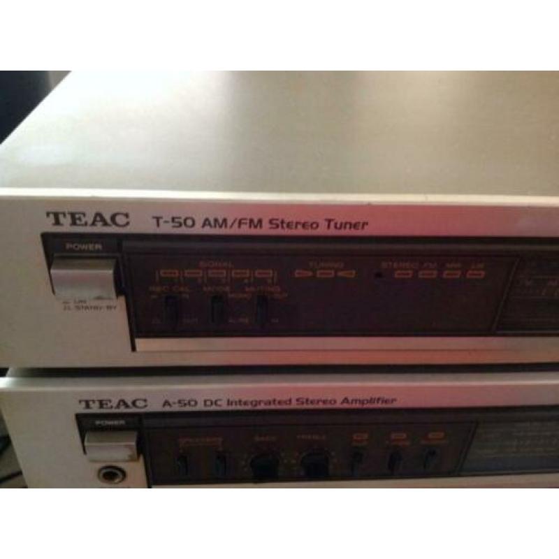 TEAC A-50 Stereo Integrated Amplifier ,T-50 AM/FM, V-33 Deek