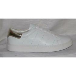 CARTOUX maat 39 lerensneaker wit/goud - gratis verzenden