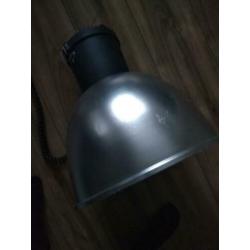 Grote industriële aluminium lamp 47cm doorsnede fabriekslamp