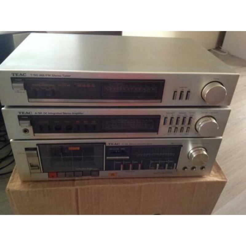 TEAC A-50 Stereo Integrated Amplifier ,T-50 AM/FM, V-33 Deek