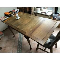 Eettafel met 6 stoelen
