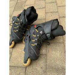 Skate met alle beschermingen