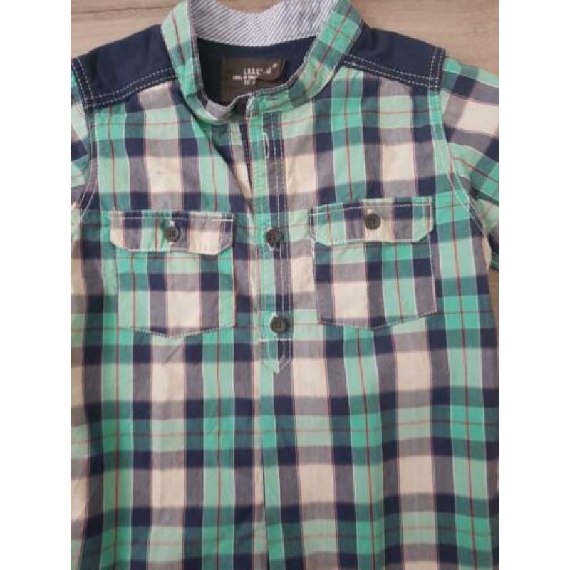 Overhemdje mt 86 van H&M zgan!