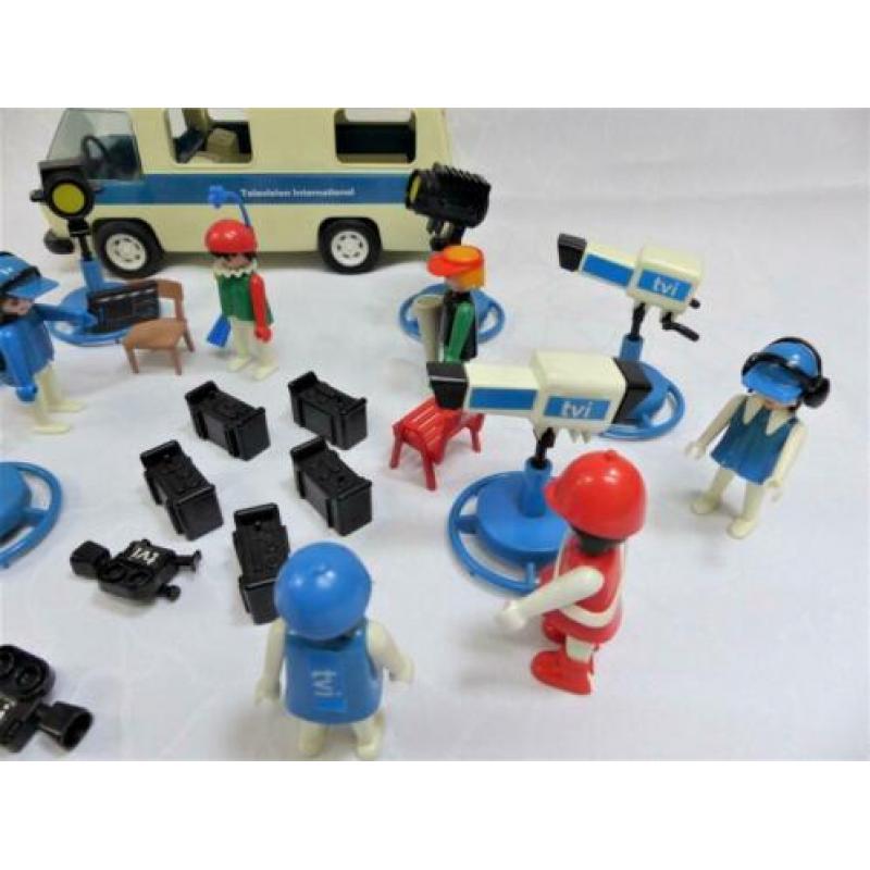 C 3 grote televisie set met tv wagen / vintage 4368 en 3531