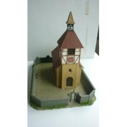 Pola H0 kerk met begraafplaats