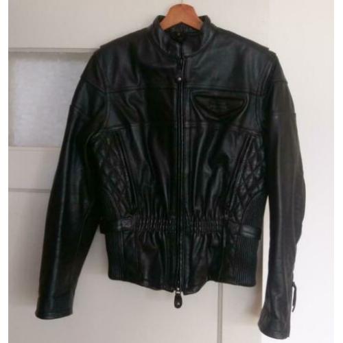 Prachtige leren Harley Davidson dames jas