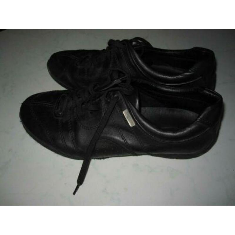 Portdance, dansschoenen, zwart leer, maat 39