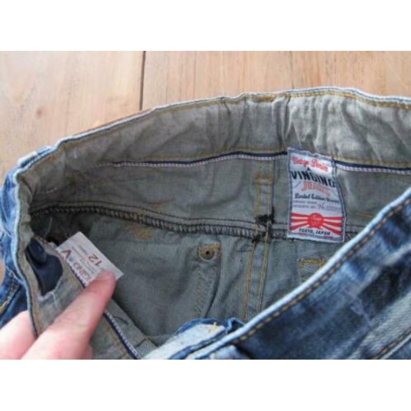 Vingino spijkerbroek jeans maat 12 jongen 152