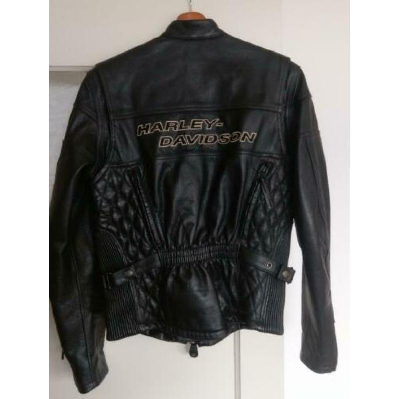 Prachtige leren Harley Davidson dames jas