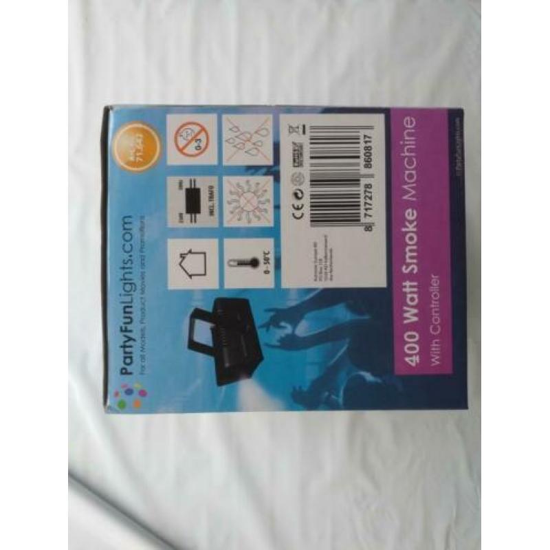 Partyfun Rookmachine 400 Watt, Mist machine, Fog machine