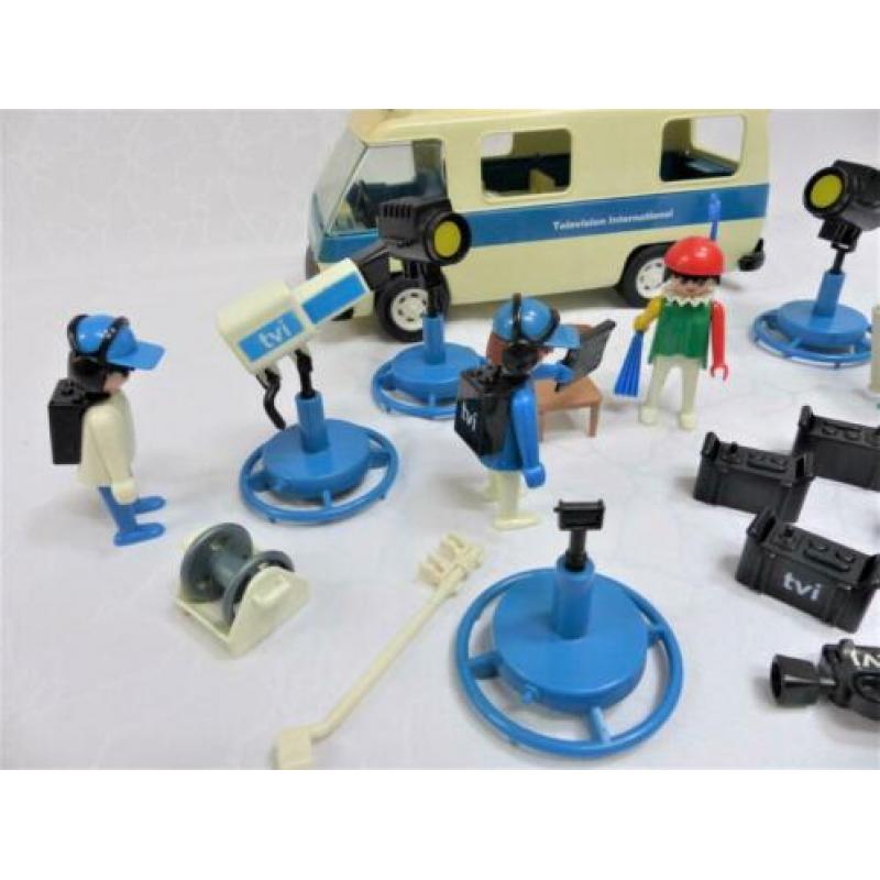 C 3 grote televisie set met tv wagen / vintage 4368 en 3531