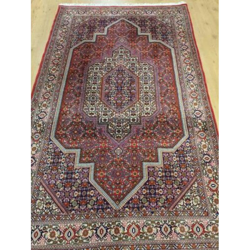 Vintage handgeknoopt perzisch tapijt Bidjar 237x140
