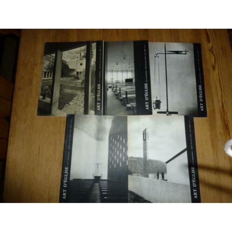 Art D'Eglise 5 x kerkkunst-tijdschrift uit 1963 Franstalig