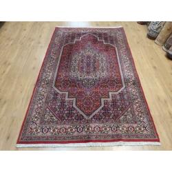 Vintage handgeknoopt perzisch tapijt Bidjar 237x140