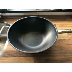 Vivo wokpan 31 cm met glazen deksel