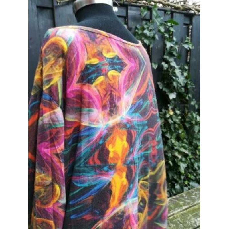 .Kleurige Tuniek Jurk X-Two XXL