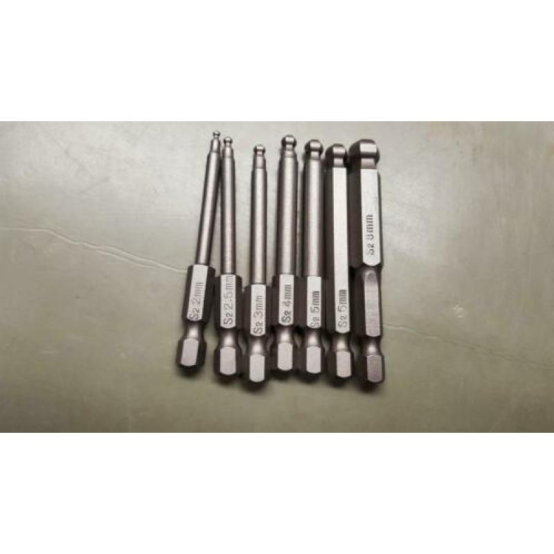 Imbusset 1/4 kogelkop 7x