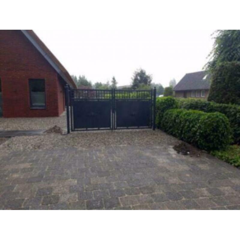 Wintersale tuinpoort/inrijpoort/sierpoort/gesloten poort