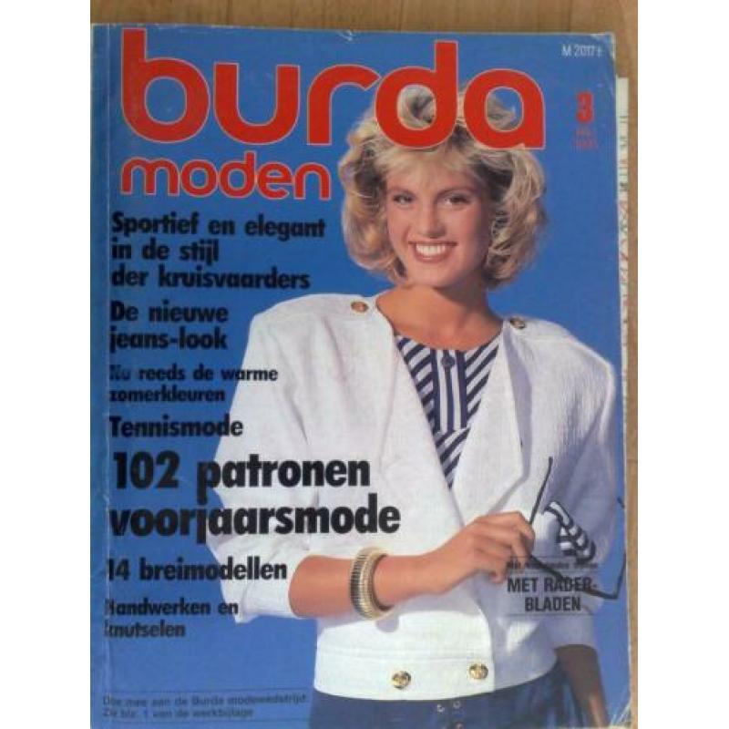 Burda Vintage nr. 1-2-3-4-5-7-8-9-11-12 / 1986