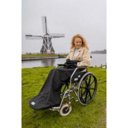 Stijlvolle waterdichte rolstoel deken Belieff - Voetenzak