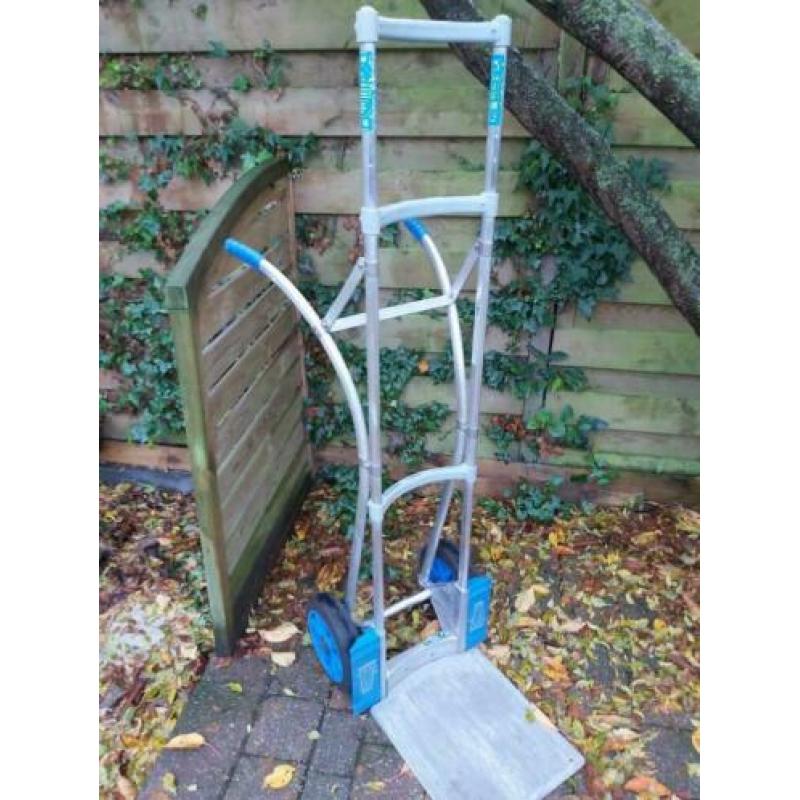 Expresso aluminium professionele steekwagen 150 cm z.g.a.n.