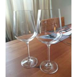 2 Rode Wijnglazen Wijn Glas Villeroy & Boch Nieuwstaat