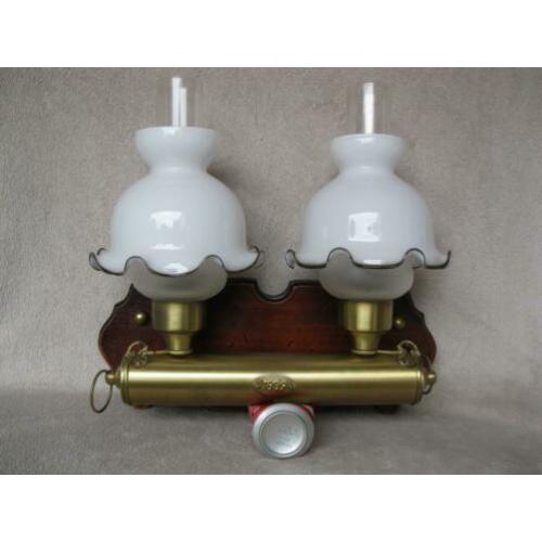Vintage dubbele scheepslamp wandlamp