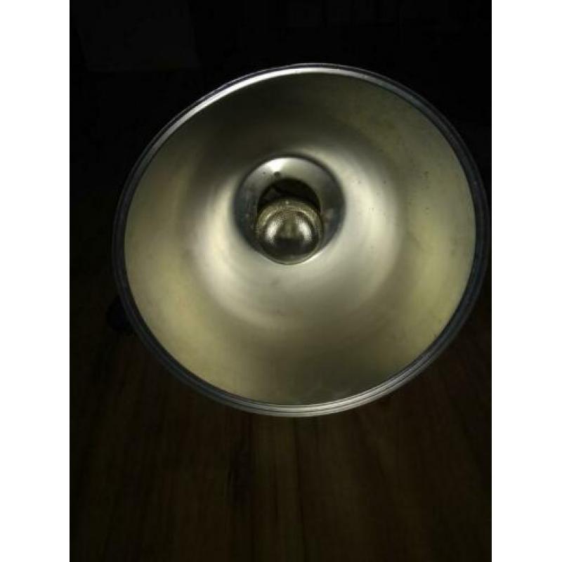 Grote industriële aluminium lamp 47cm doorsnede fabriekslamp