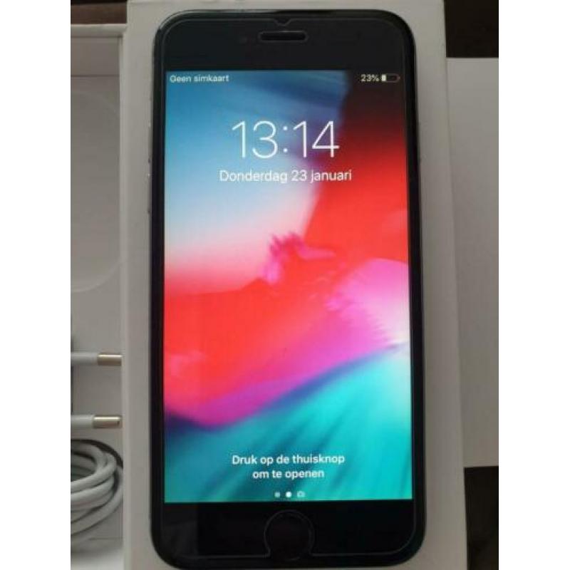 Aangeboden Apple iPhone 6 space grey 64GB 64 GB met doos