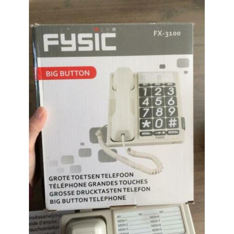 Fysic FX-3100 grote toetsen telefoon ouderen telefoon