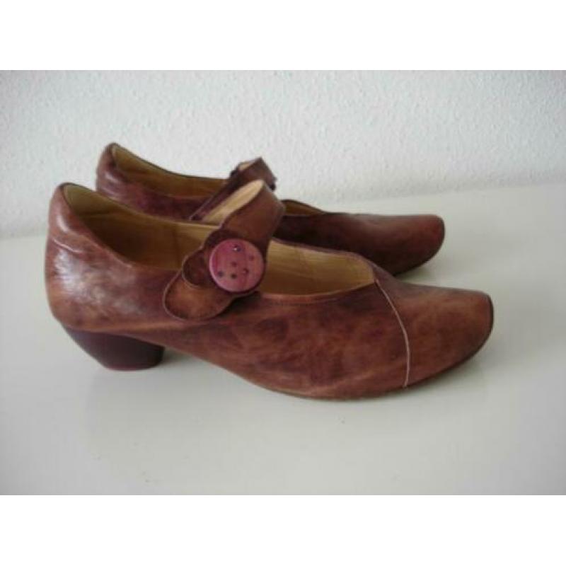Think pumps maat 40 oud roze / Bordeaux ZGAN supermooi !