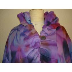 Normal Crazy dames jas tie-dye paars blauw rood 1 maat ZGAN