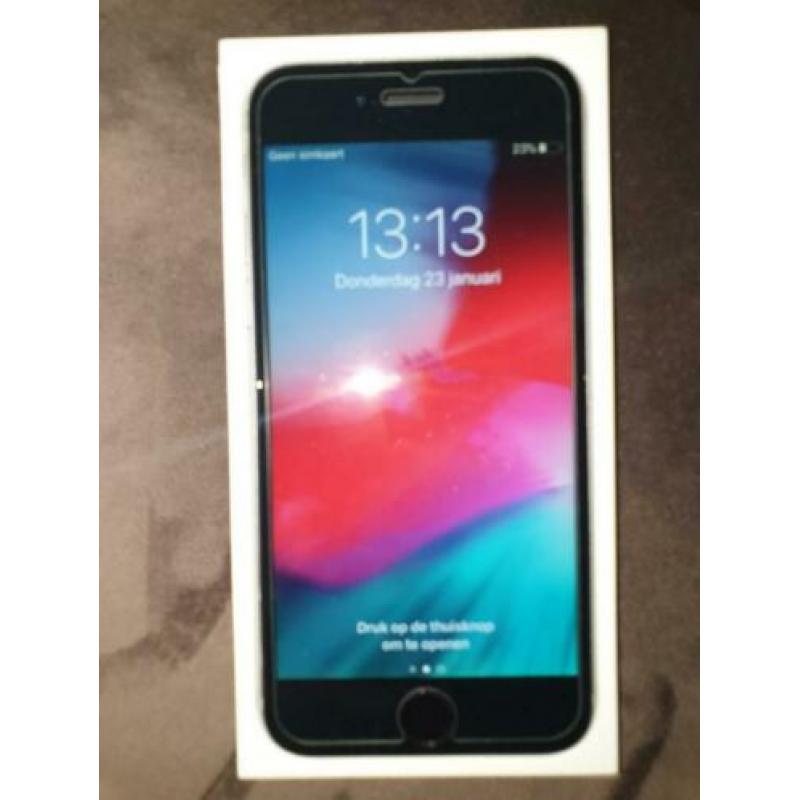 Aangeboden Apple iPhone 6 space grey 64GB 64 GB met doos