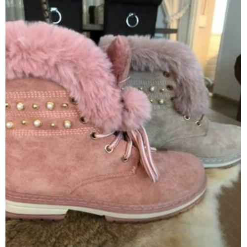 nieuw in doos warme gevoerde dames boots - maat 37 - € 14.95
