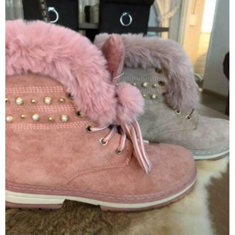 nieuw in doos warme gevoerde dames boots - maat 37 - € 14.95