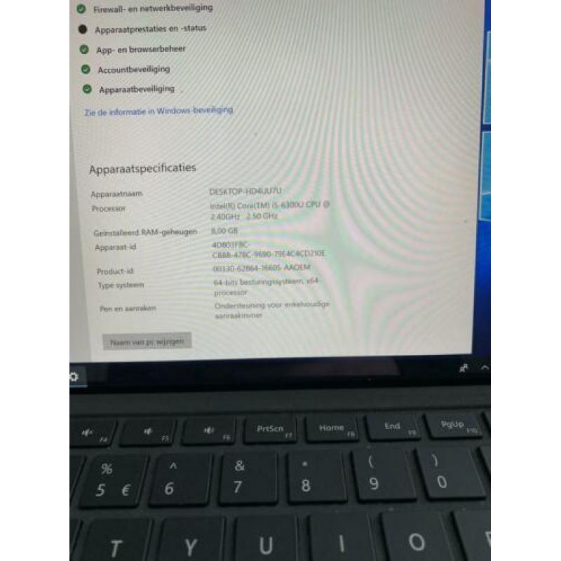 Microsoft surface pro 4 8gb 256ssd