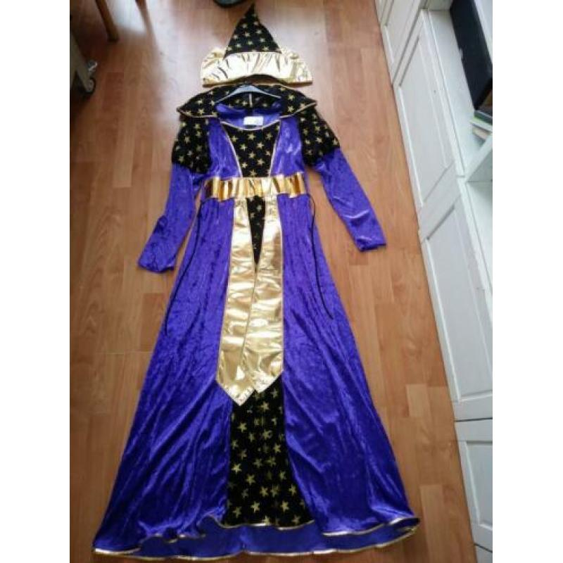 Carnaval tovenaars jurk maat 48 vrouw