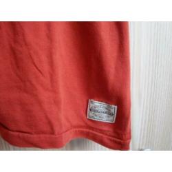Roest rood JACK & JONES shirt met opdruk. Maat L