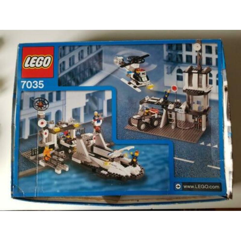 Lego politie 2 dozen 7034 en 7035 compleet incl. boekjes