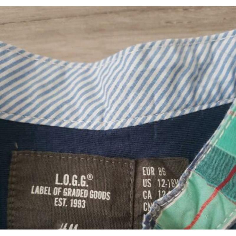 Overhemdje mt 86 van H&M zgan!