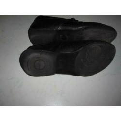 Portdance, dansschoenen, zwart leer, maat 39