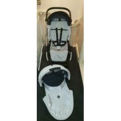 Hele nette Mutsy evo kinderwagen 2 in 1 met gratis maxi cosi