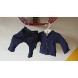 Setje jeans Bess 50 jasje broekje