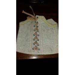 2 antieke poppencorsetjes