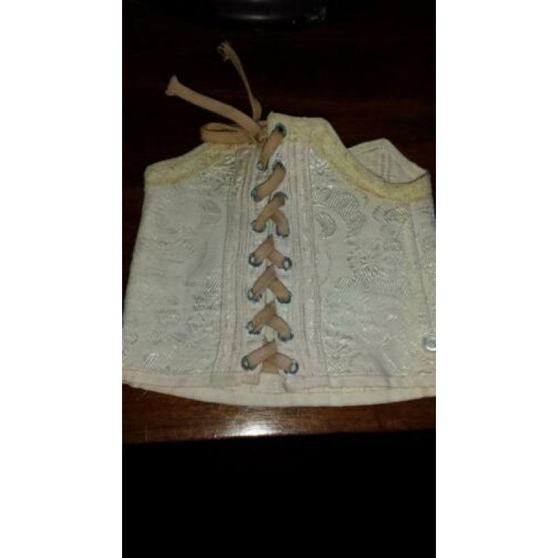 2 antieke poppencorsetjes