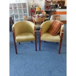 Vintage clubfauteuiltjes, stoeltjes jaren 50/60